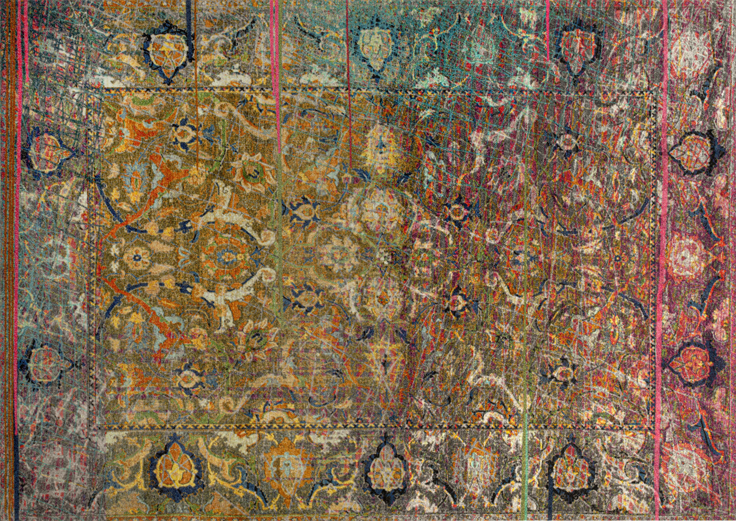 wash+dry Teppich Mirage Mehrfarbig 170x240 cm