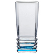 LONGDRINKGLAS 335 ml - Türkis/Klar, KONVENTIONELL, Glas (6,8/14cm) - Homeware