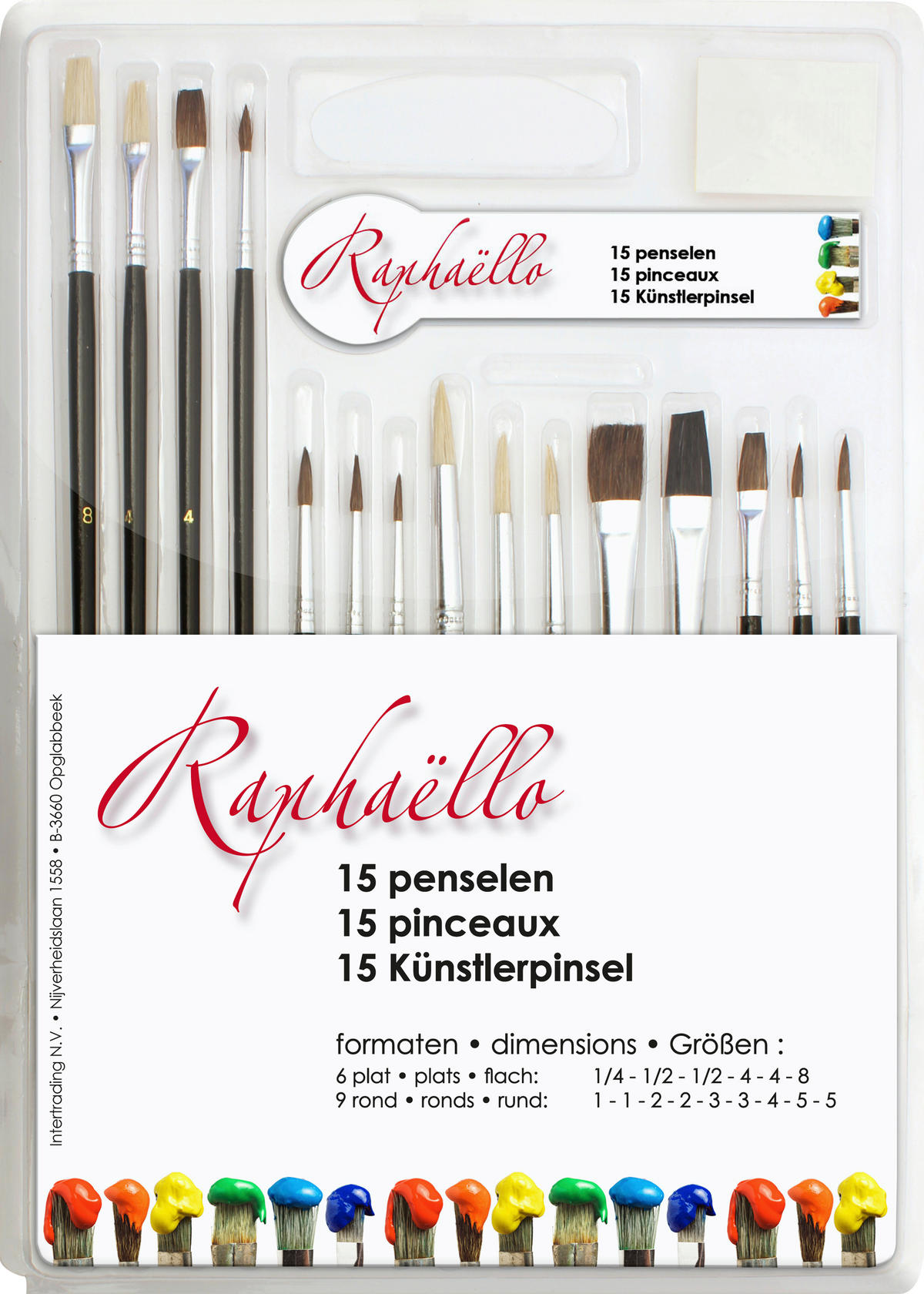 UMELECKÝ ŠTETEC - prírodná farba, Basics, drevo (22/29,5/0,5cm)