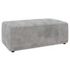 HOCKER Cord Dunkelgrau  - Dunkelgrau/Schwarz, MODERN, Kunststoff/Textil (112/44/66cm) - MID.YOU