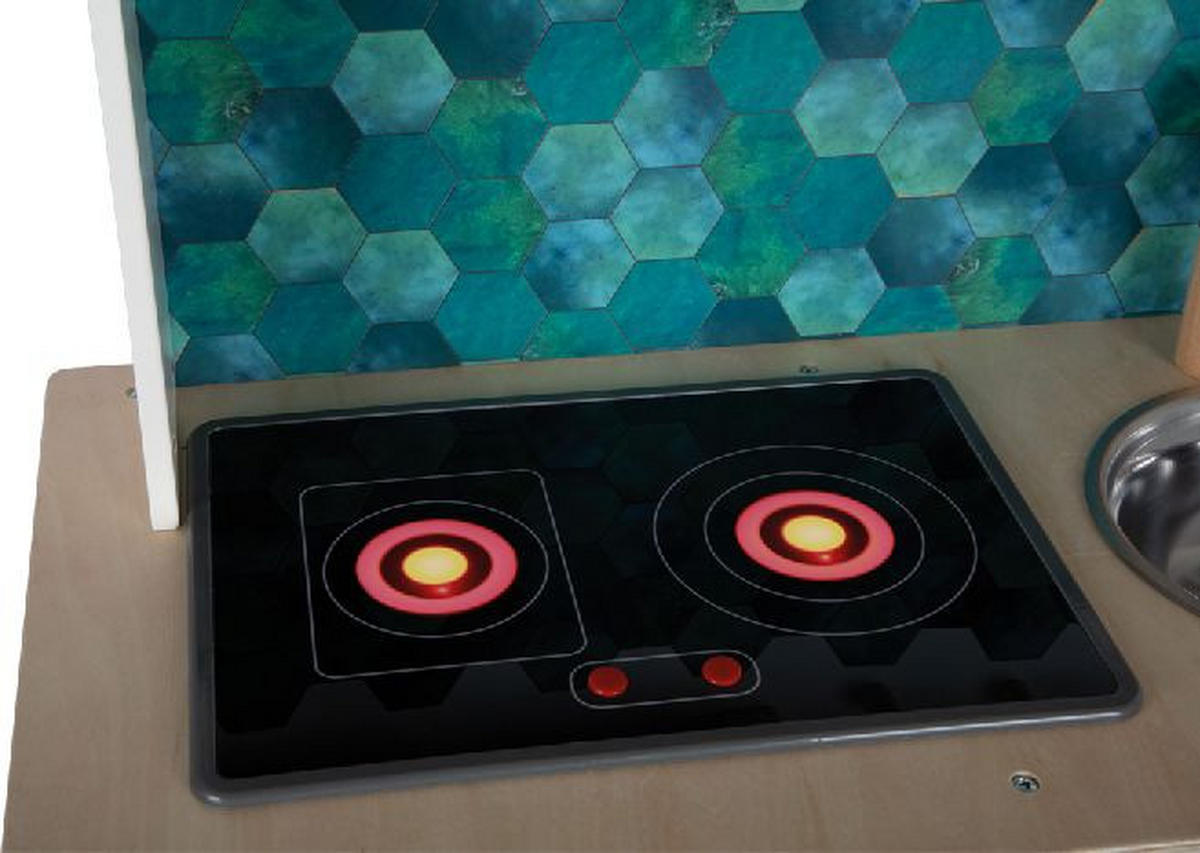 KINDERKÜCHE Tasty  - Weiß, Basics, Holz (66/43/21,5cm) - small foot