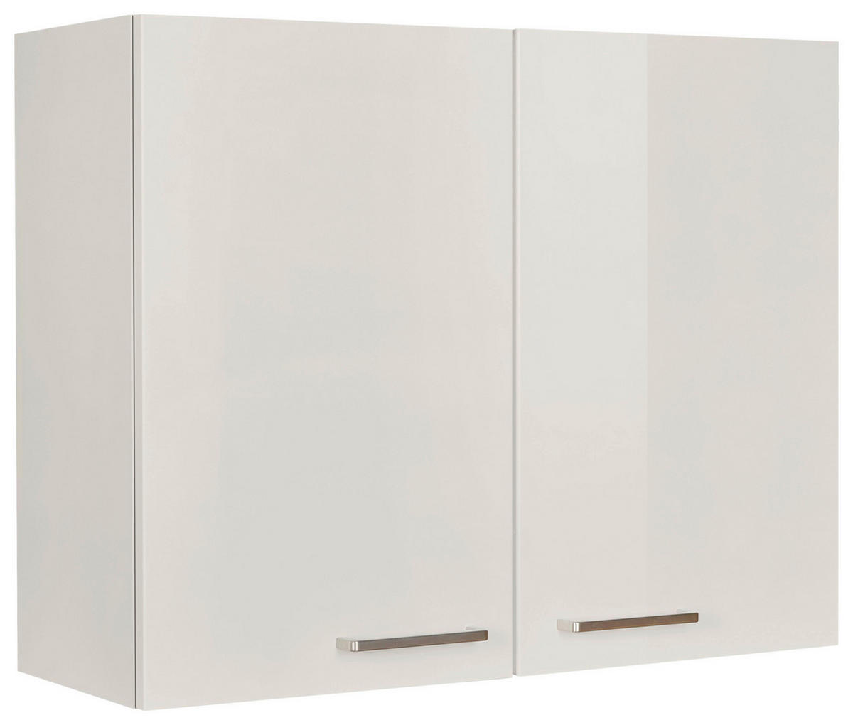 KÜCHENOBERSCHRANK 90/72/35 cm  in Hellgrau  - Edelstahlfarben/Hellgrau, MODERN, Holzwerkstoff (90/72/35cm) - Nobilia