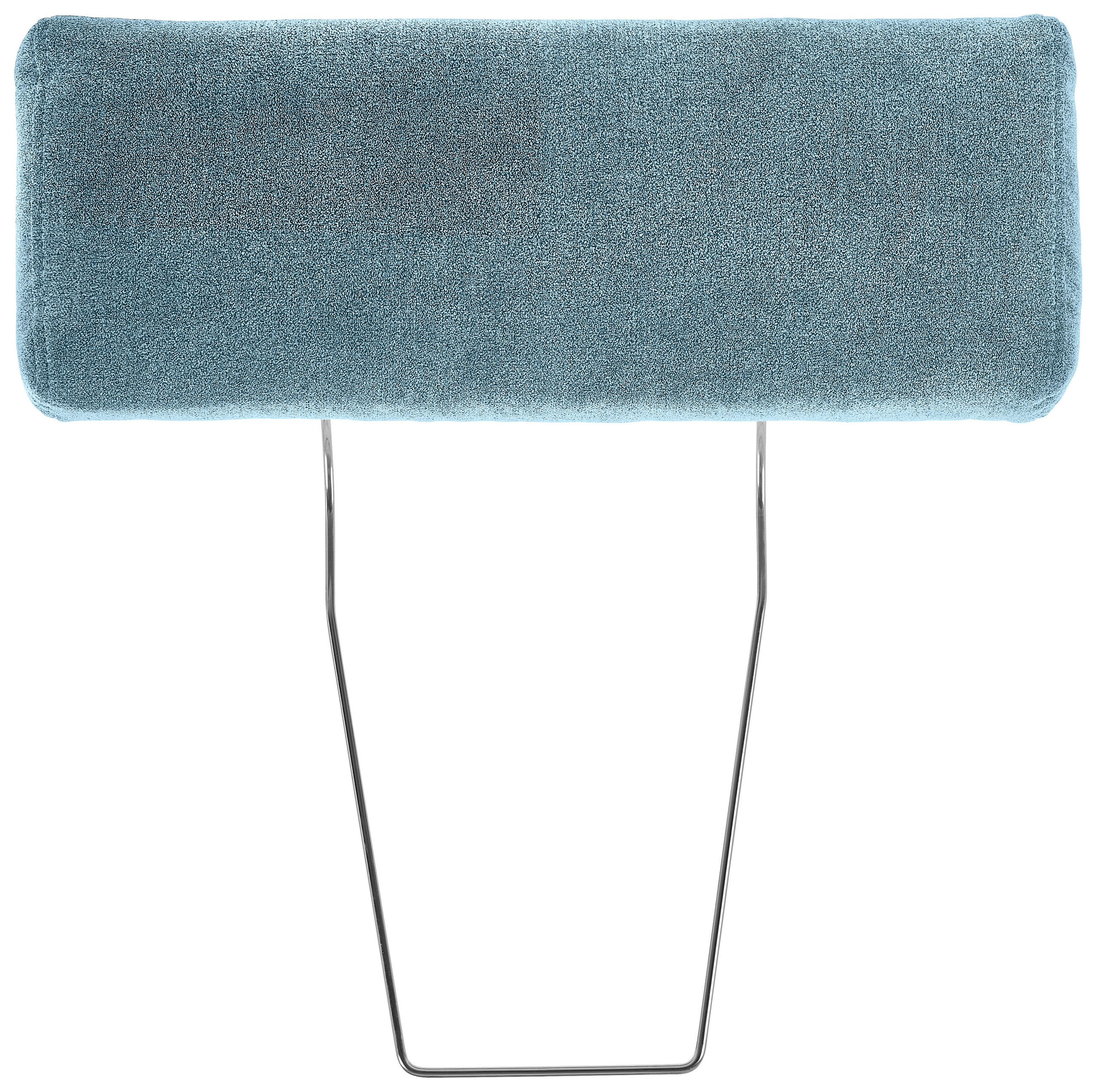KOPFSTÜTZE in Velours  - Petrol, Konventionell, Textil (55/21/10cm) - Hom`in