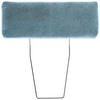 KOPFSTÜTZE in Velours  - Petrol, Konventionell, Textil (55/21/10cm) - Hom`in