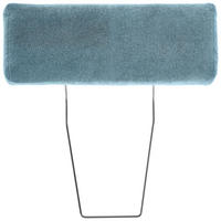 KOPFSTÜTZE in Velours  - Petrol, Konventionell, Textil (55/21/10cm) - Hom`in