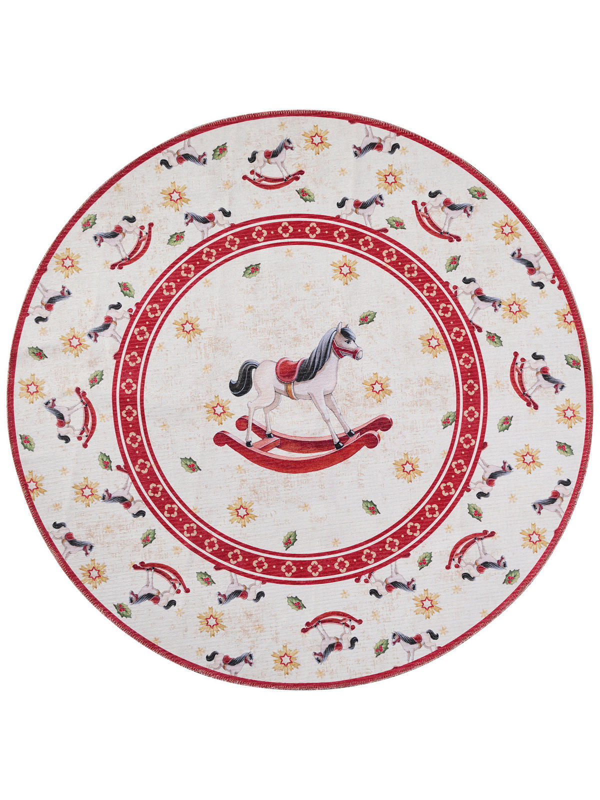 EVENTTEPPICH 160 cm Toy's Delight Limited Edition  - Rot/Creme, MODERN, Kunststoff/Textil (160cm) - Villeroy & Boch