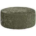 HOCKER in Textil Olivgrün  - Olivgrün, Design, Textil (80/33/80cm) - Belluti