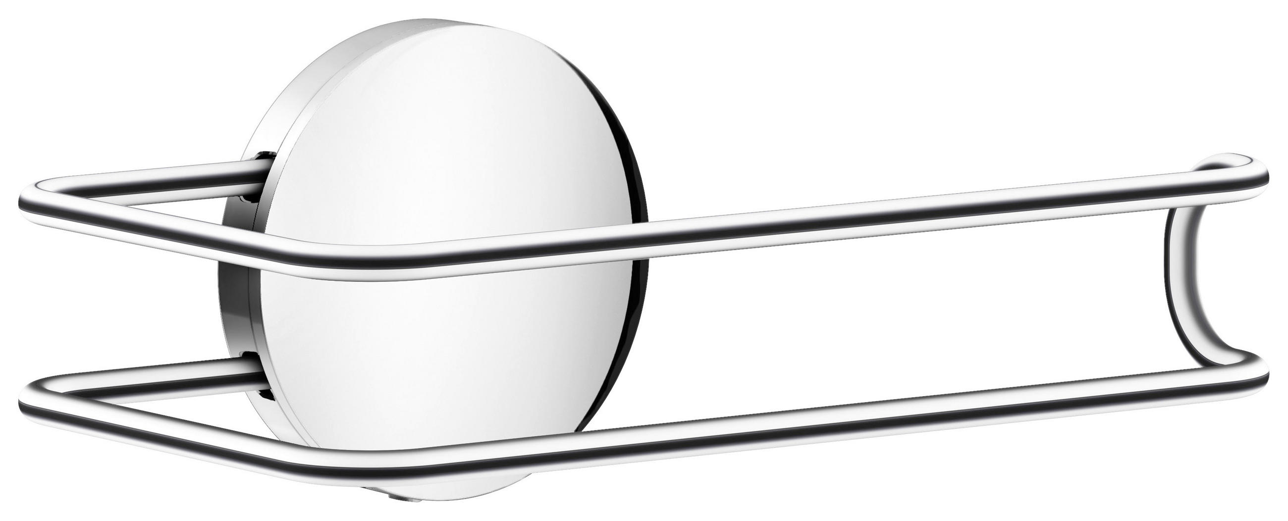 DRŽÁK NA TOALETNÍ PAPÍR - barvy chromu, Basics, kov (13,4/5,5/7,3cm)