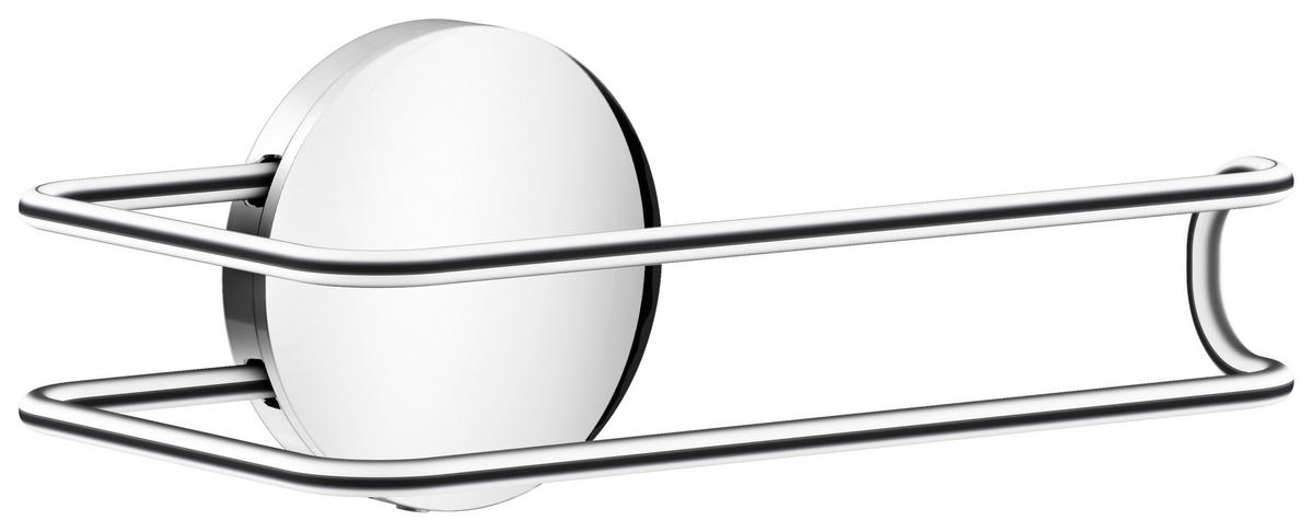 TOILETTENPAPIERHALTER  in Metall BB BESLAGSBODEN  - Chromfarben, Basics, Metall (13,4/5,5/7,3cm)