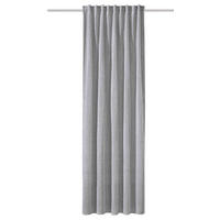 FERTIGVORHANG  blickdicht   135/300 cm  - Grau Hochglanz, Basics, Textil (135/300cm)