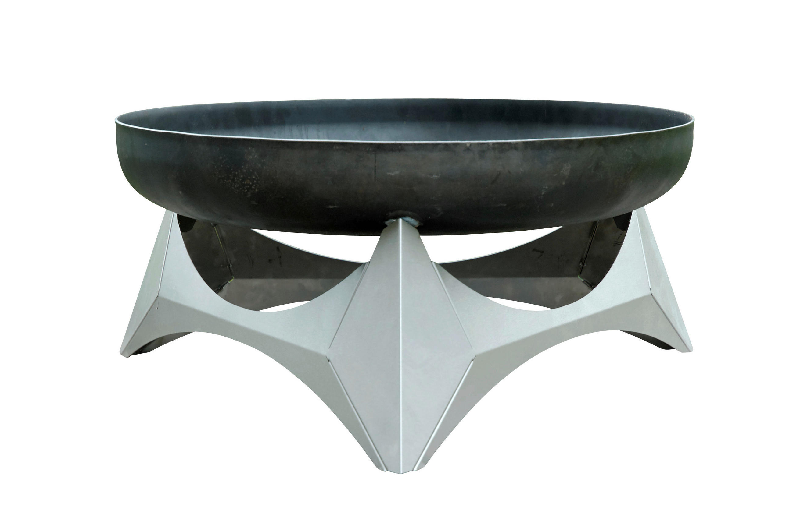 XXXLutz Feuerschale Svenskav Arka XXL 2039 Edelstahl, Rost 63x31x63 cm