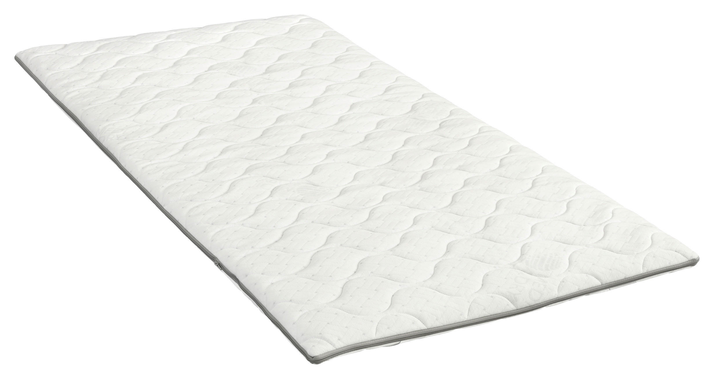VRCHNÝ MATRAC, 90/200 cm - biela, Basics, textil (90/200cm) - Sleeptex