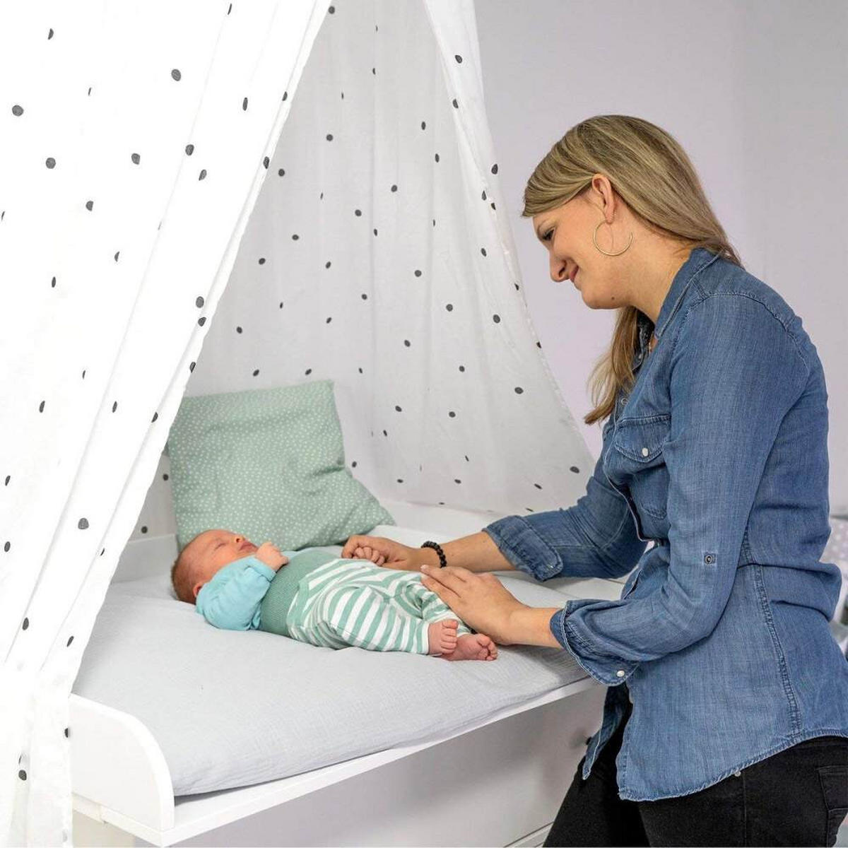 WICKELAUFLAGENBEZUG 75/85 cm   - Weiss, Basics, Textil (75/85cm) - Avelia