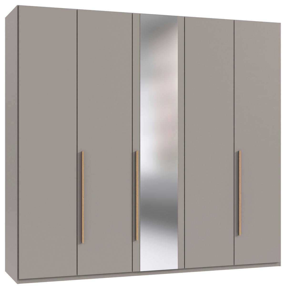 DREHTÜRENSCHRANK 5-türig Sahara, Eiche Artisan  - Eiche Artisan/Sahara, MODERN, Glas/Holzwerkstoff (225/208/58cm) - Chameo