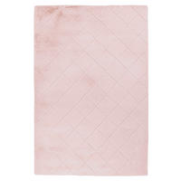 HOCHFLORTEPPICH 120/160 cm Rosa rechteckig  - Rosa, Basics, Textil (120/160cm) - Novel
