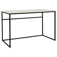 SCHREIBTISCH 118/60/75 cm  in Schwarz, Weiß  - Schwarz/Weiß, Design, Metall (118/60/75cm)
