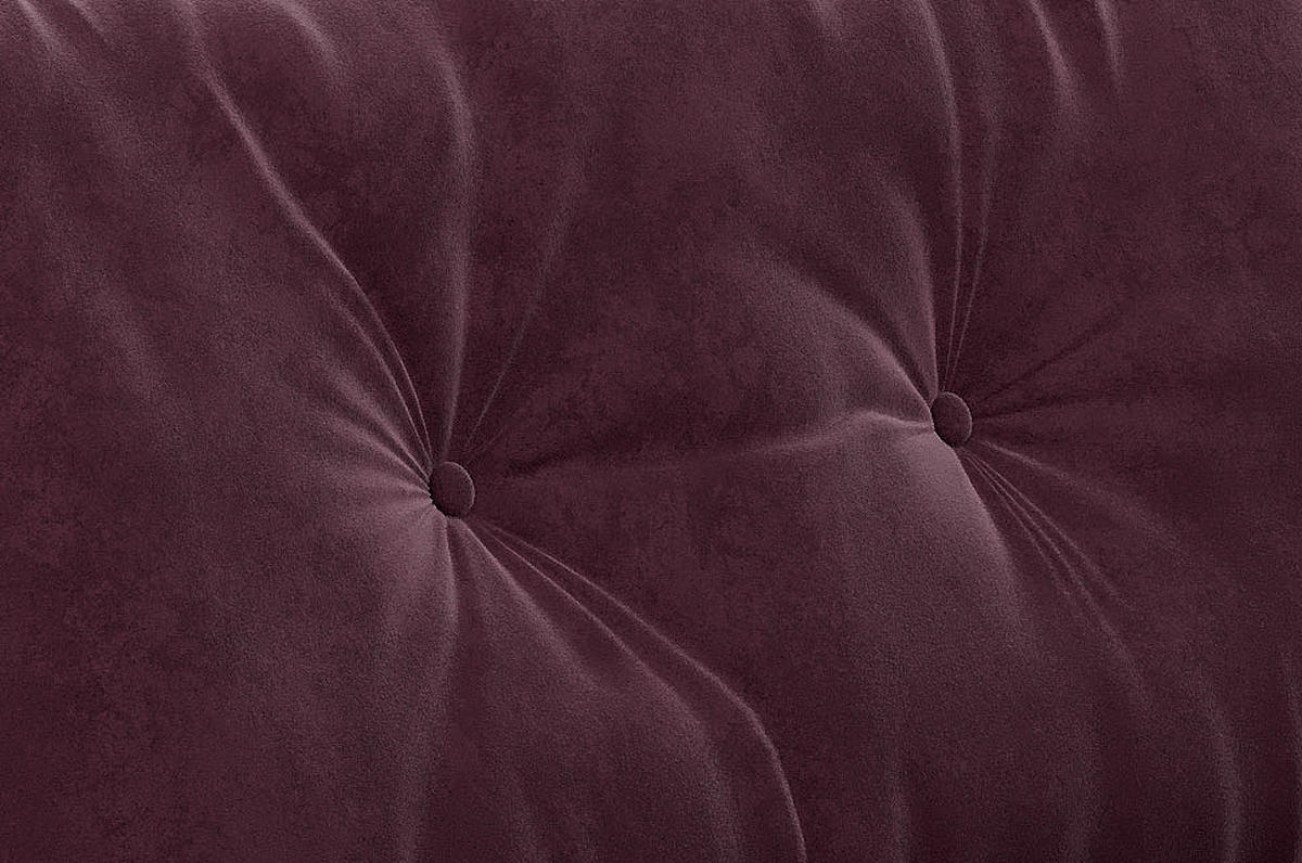 HÖRNSOFFA i flatväv vinröd  - stålfärgad/vinröd, Design, metall/textil (259/205cm) - Livetastic