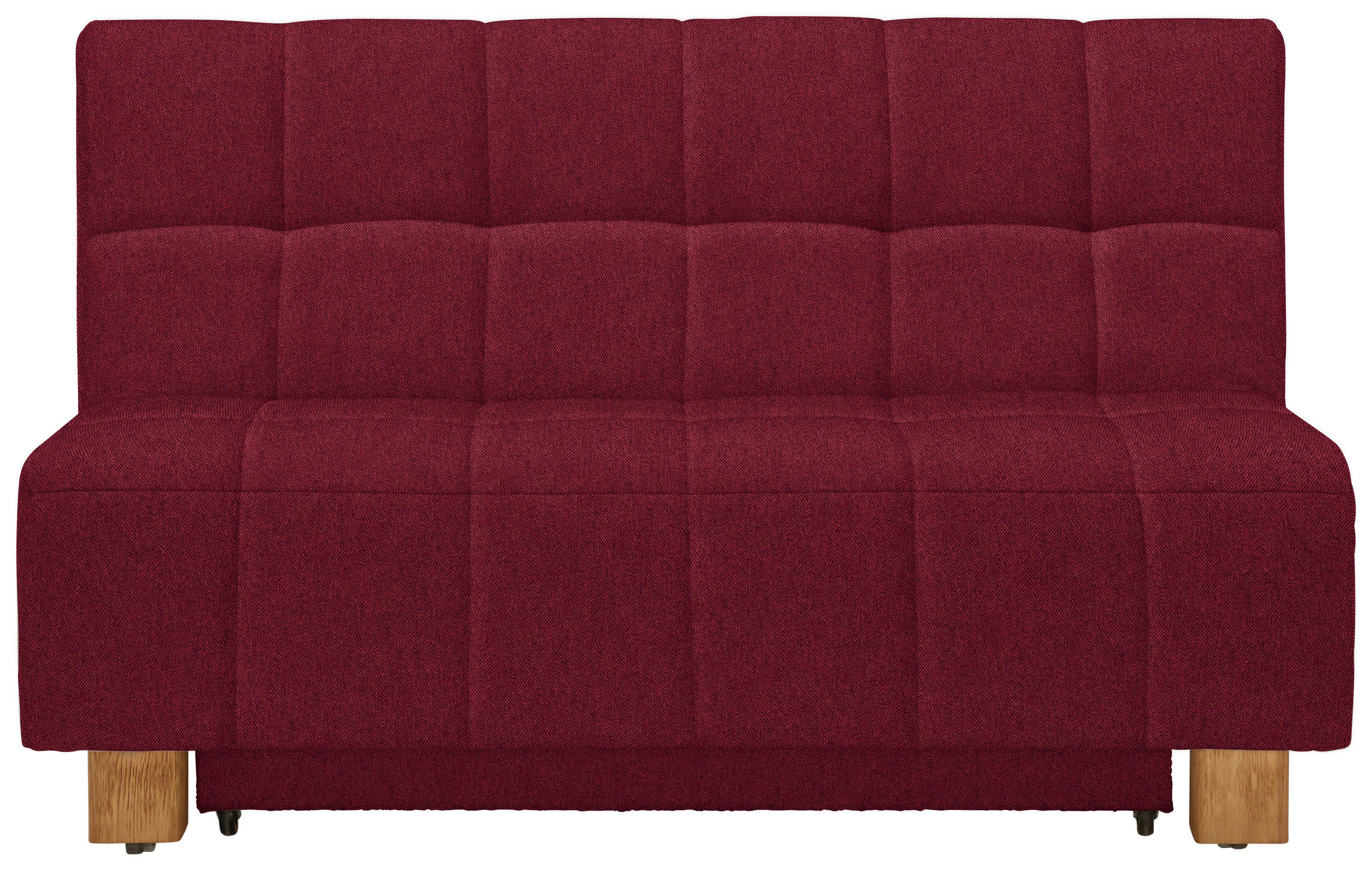 SCHLAFSOFA in Textil Bordeaux  - Bordeaux/Naturfarben, Modern, Holz/Textil (145/92/102cm) - Novel