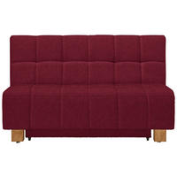 SCHLAFSOFA in Textil Bordeaux  - Bordeaux/Naturfarben, Modern, Holz/Textil (145/92/102cm) - Novel