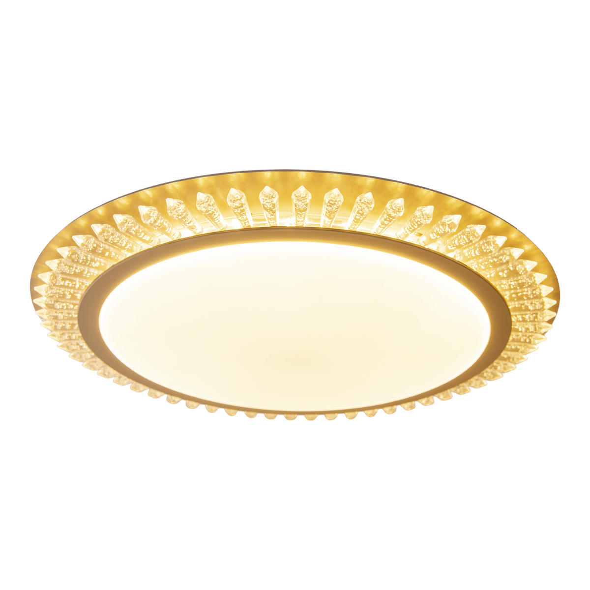 LED-DECKENLEUCHTE 48/6,5 cm   - Goldfarben, KONVENTIONELL, Kunststoff/Metall (48/6,5cm) - Näve