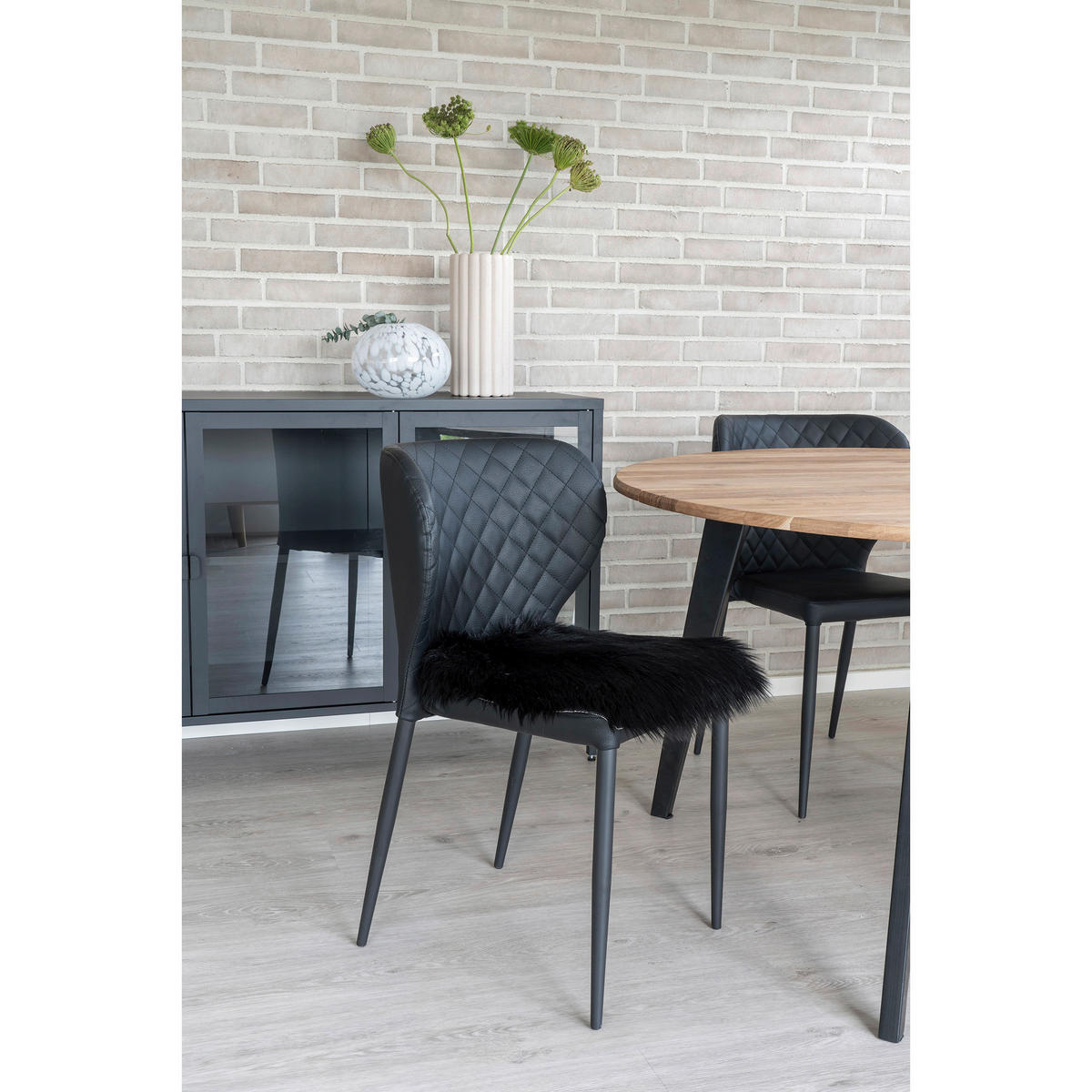 SITTKUDDE 40/40/6,5 cm    - svart, Basics, textil (40/40/6,5cm)