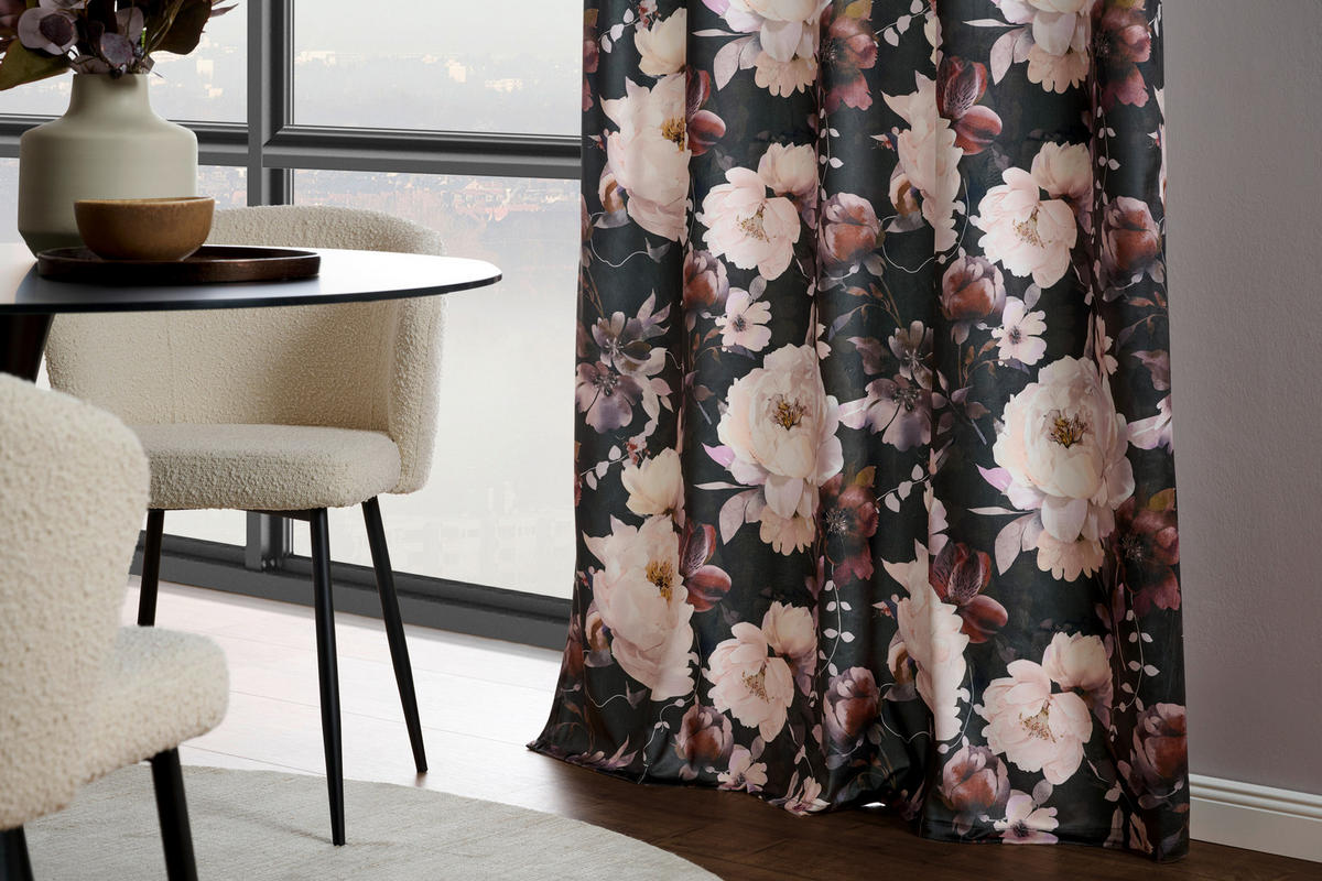 HOTOVÝ ZÁVĚS, neprůsvitné, 140/245 cm - vícebarevná, Trend, textil (140/245cm) - Esposa