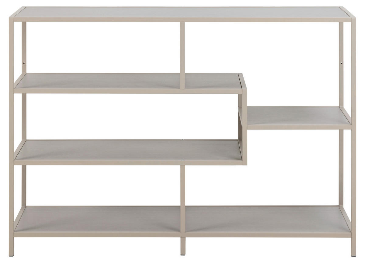 REGAL  114/78/35 cm Grau  - Grau, Design, Holzwerkstoff/Metall (114/78/35cm) - MID.YOU