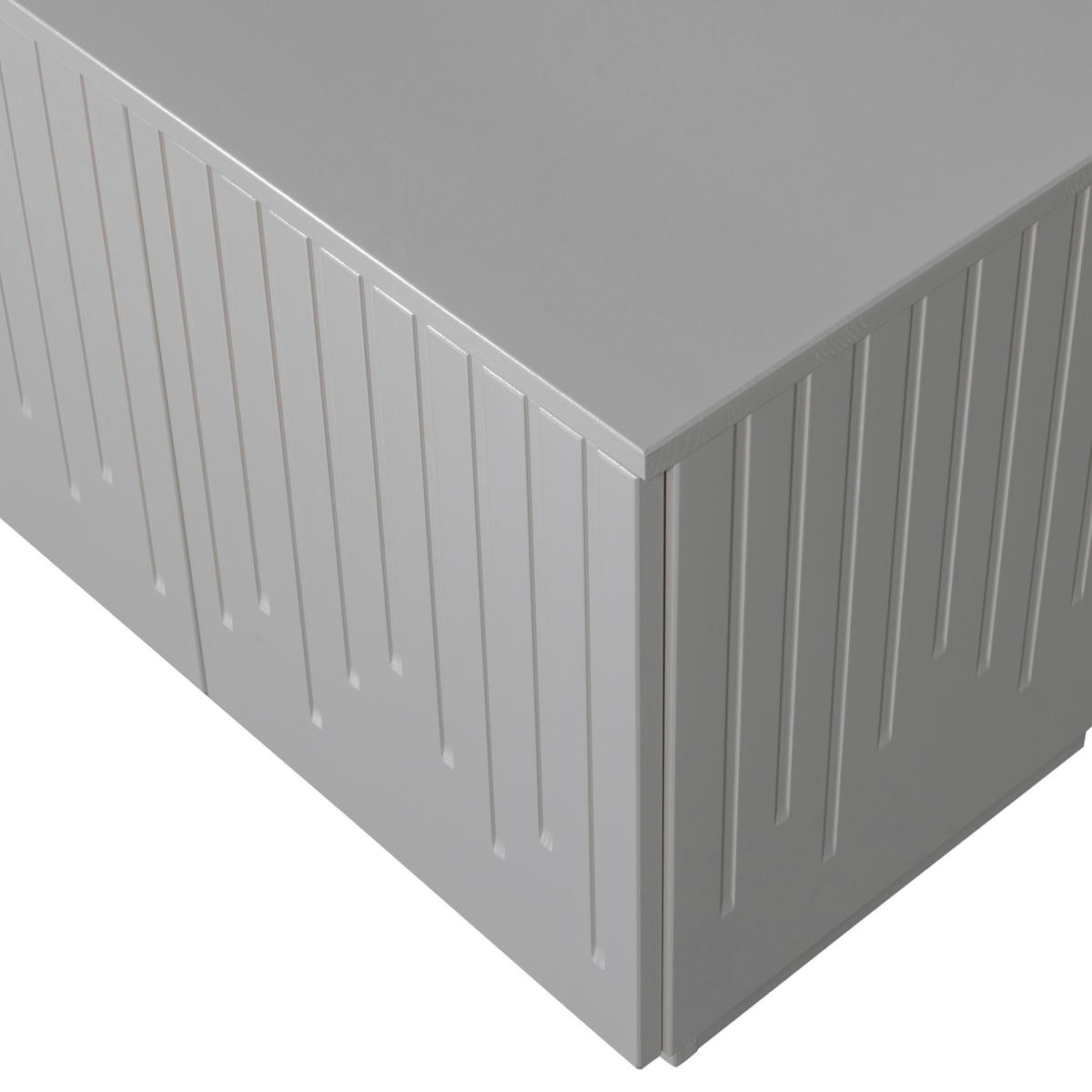 LOWBOARD Pencil 180/52/40 cm  in verschiedenen Holzdekoren erhältlich, stehend  - Hellgrau, Design, Holz (180/52/40cm) - Livetastic