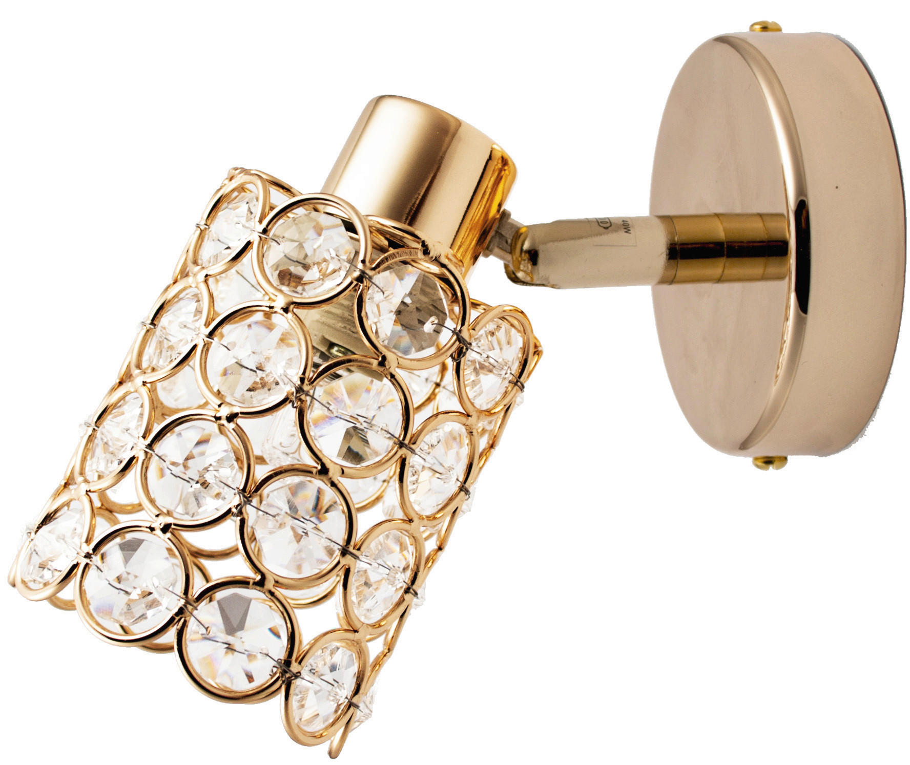 STRAHLER York   - Transparent/Roségold, KONVENTIONELL, Glas/Metall (8/16cm)