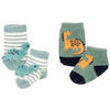 SOCKEN 2 Stück  - Orange/Weiß, Basics, Textil (0-6 Mnull) - Patinio