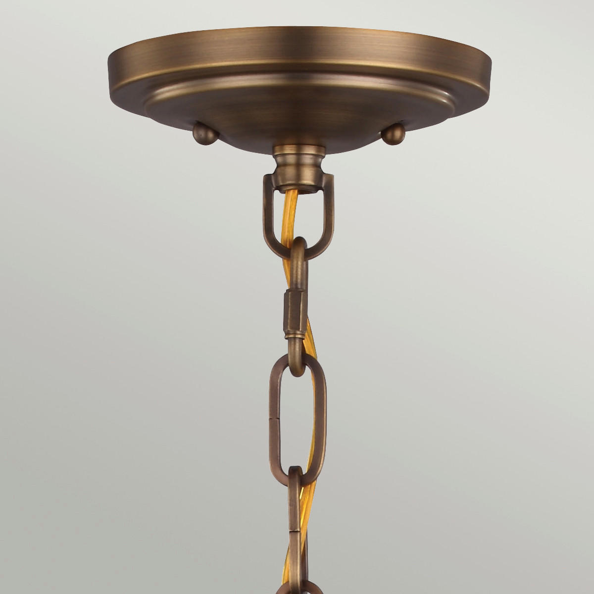 HÄNGELEUCHTE 20.3/43.2 cm    - Messingfarben/Schwarz, Konventionell, Glas/Metall (20.3/43.2cm) - Elstead Lighting