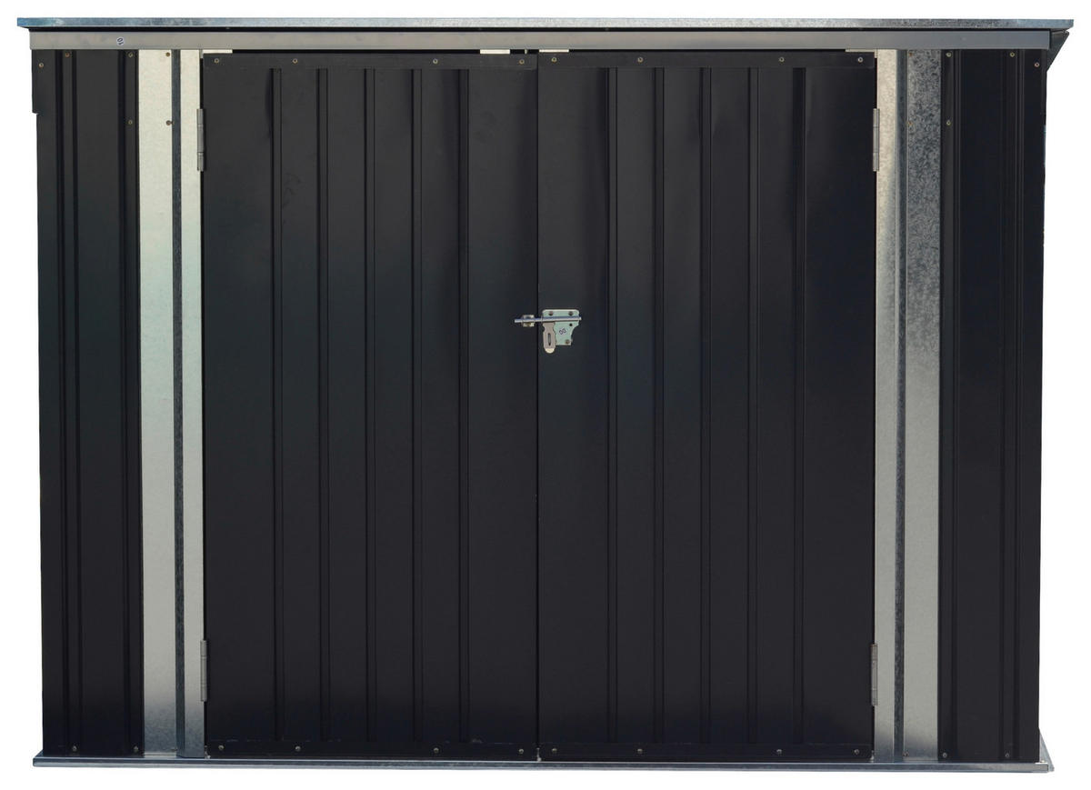 GERÄTESCHRANK 176/130/105 cm  - Anthrazit, MODERN, Metall (176/130/105cm) - Homezone