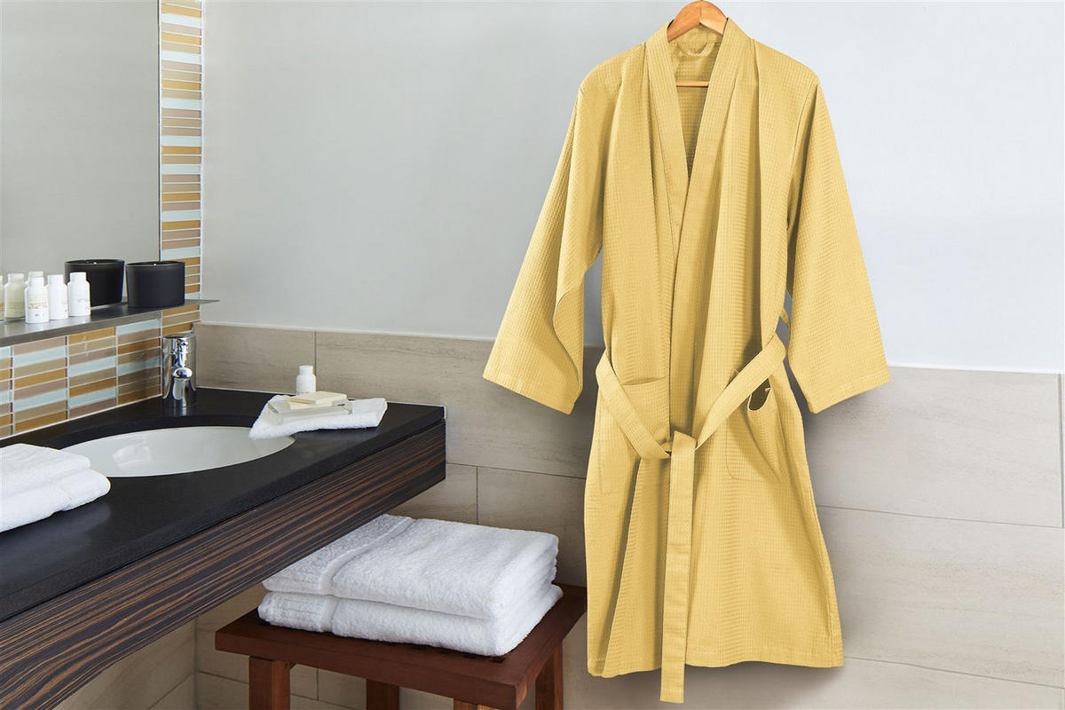 BADEMANTEL S Unisex  - Basics, Textil (Snull) - Kayoom