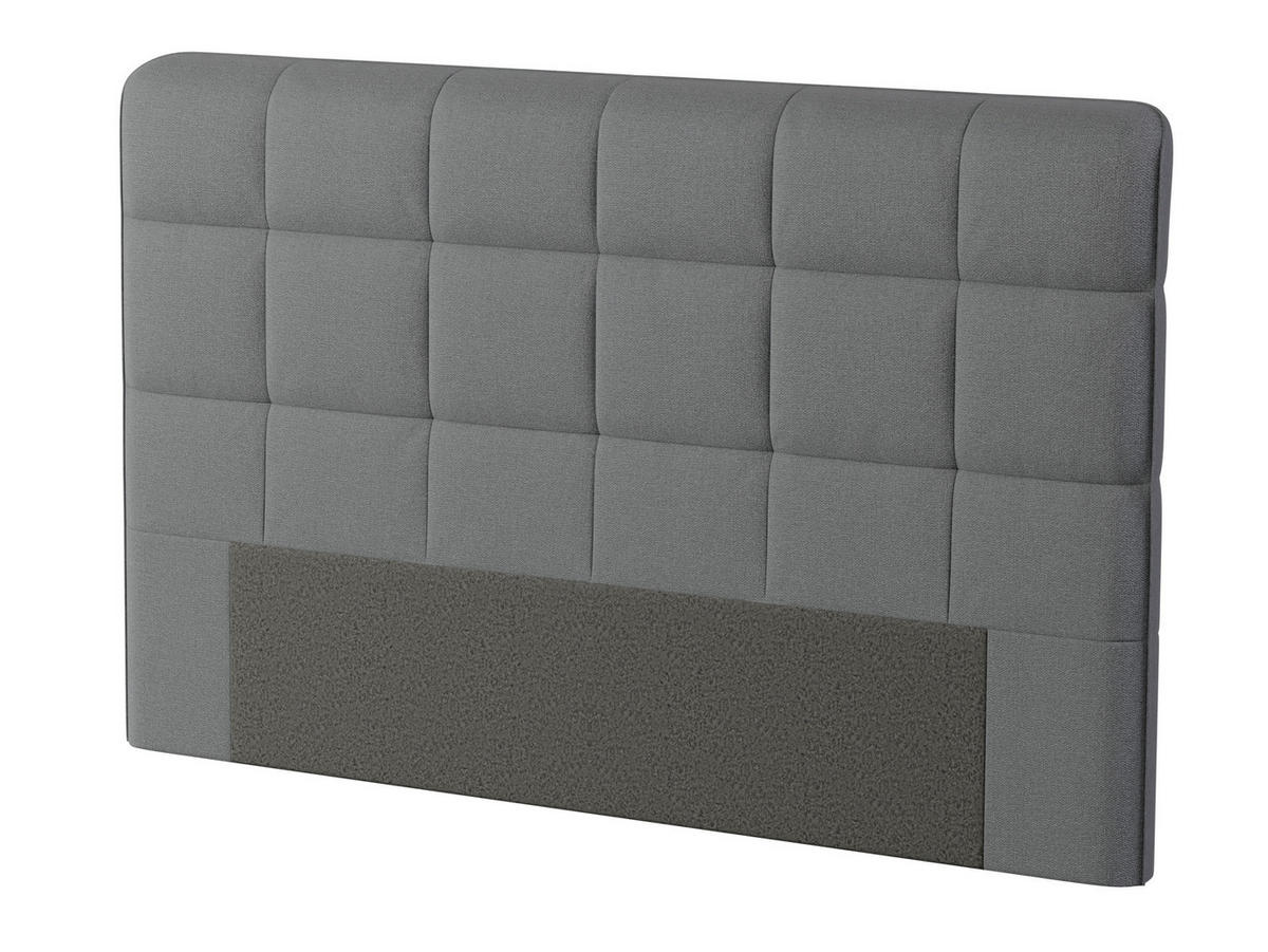 BOXSPRING KREVET 180/200 cm     crna  - crna/boje aluminija, Design, tekstil/metal (180/200cm) - Dieter Knoll