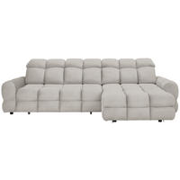 HÖRNSOFFA i velour beige  - beige/svart, Design, textil/plast (283/178cm) - Welnova
