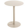 BEISTELLTISCH 40/40/50 cm Hellgrau rund  - Hellgrau, Trend, Metall (40/40/50cm)