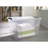 BOX MIT DECKEL 57/35/39 cm - Transparent, KONVENTIONELL, Kunststoff (57/35/39cm) - Plast 1 BOX MIT DECKEL 57/35/39 cm - Transparent, KONVENTIONELL, Kunststoff (57/35/39cm) - Plast 1
