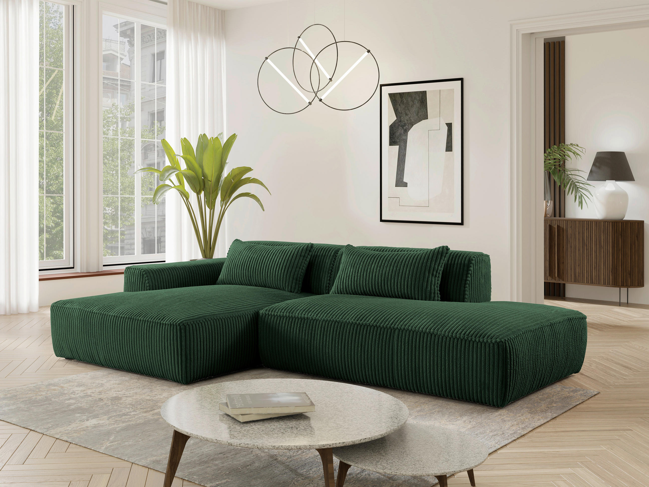 Livetastic ROHOVÁ SEDAČKA, plast, textil, kompozitní dřevo, tmavě zelená