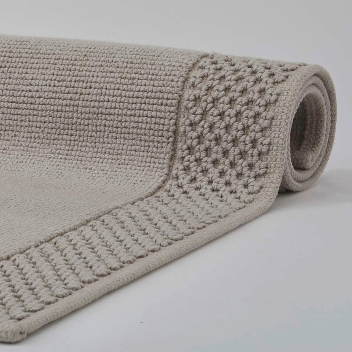 BADTEPPICH YUNA Beigebraun 60/60 cm  - Beigebraun, Basics, Textil (60/60cm) - Aquanova