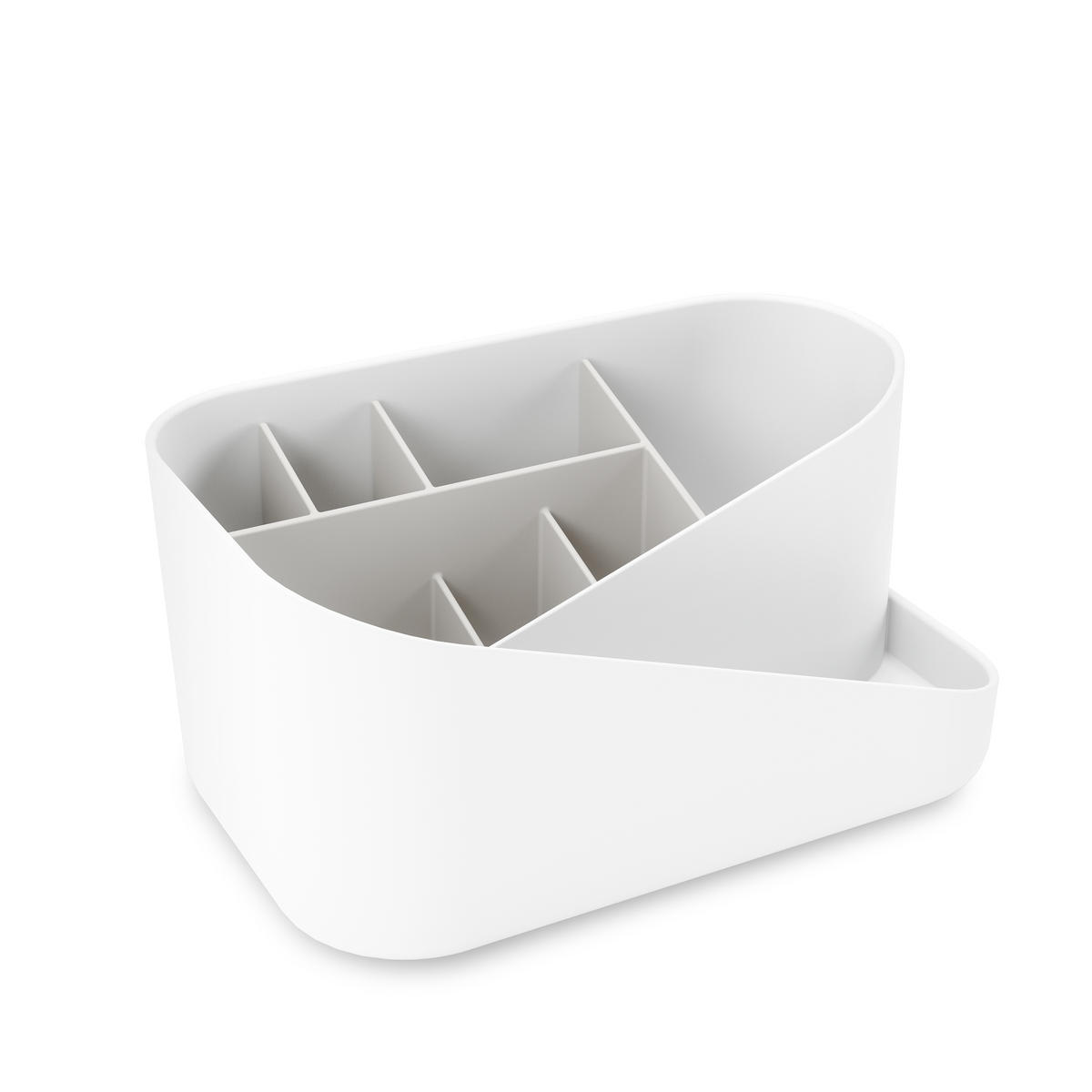 KOSMETIK-ORGANIZER  - Weiß/Grau, Design, Kunststoff (27/17/13cm) - Umbra