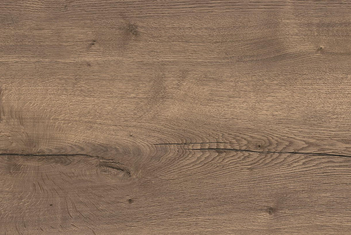 KÜCHENBLOCK 270 cm   in Eiche dunkel  - Eiche dunkel/Eichefarben, MODERN, Holzwerkstoff/Metall (270cm) - Nobilia
