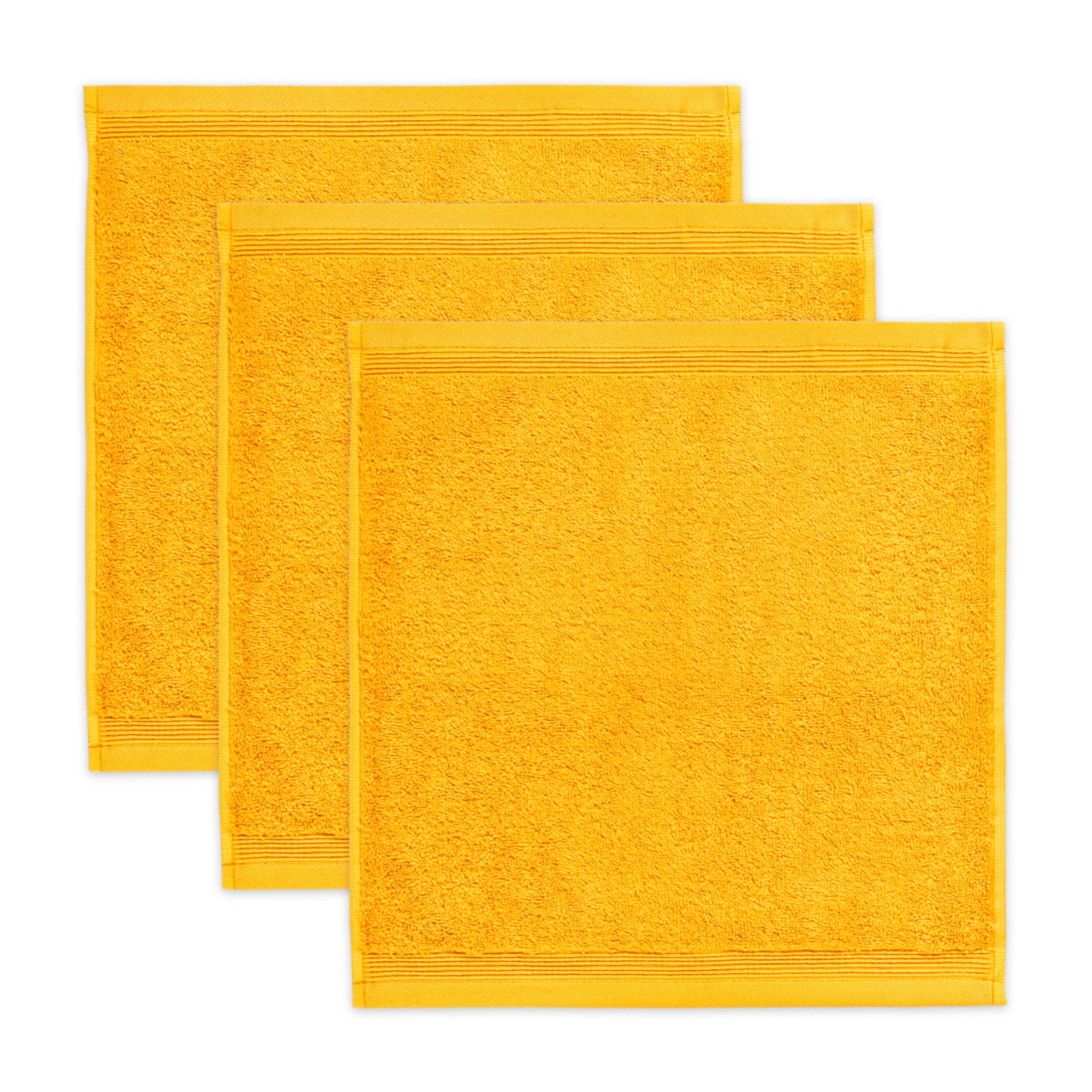 FROTTIERSET Superwuschel Gelb 3-teilig  - Gelb, Basics, Textil (30/30cm) - Moeve