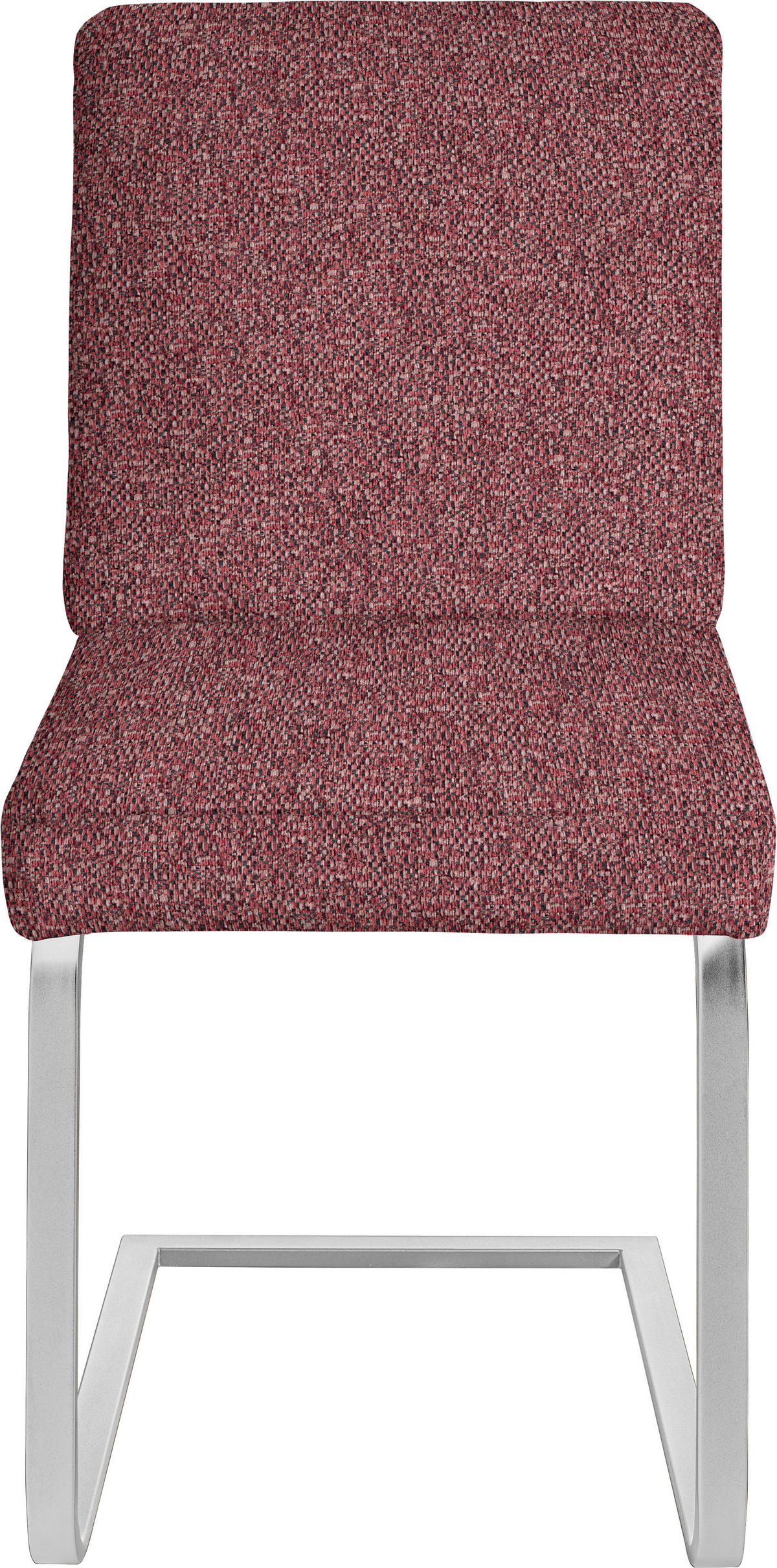 SCHWINGSTUHL  in Stahl Chenille  - Schwarz/Rosa, Design, Textil/Metall (46/92/60cm) - Dieter Knoll