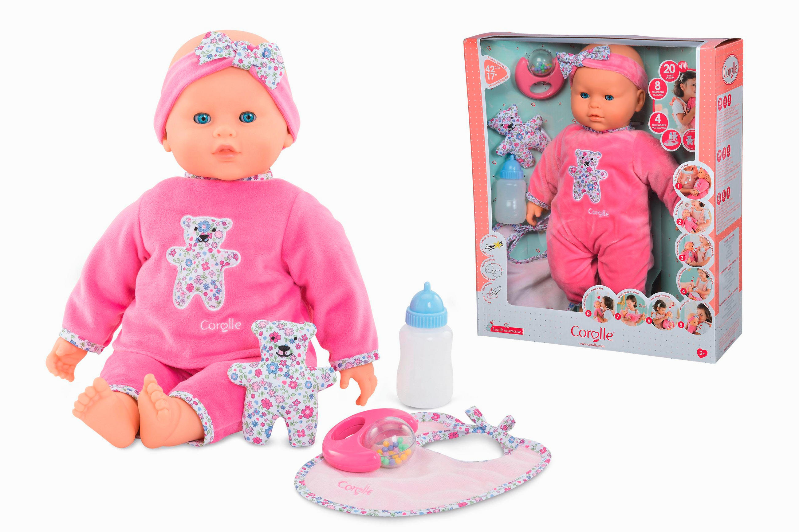 BABYPUPPE - Rosa, Basics, Kunststoff (13/36/43cm) - Simba