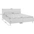 POLSTERBETT 200/200 cm - Alufarben/Braun, KONVENTIONELL, Leder/Textil (200/200cm) - ADA AUSTRIA