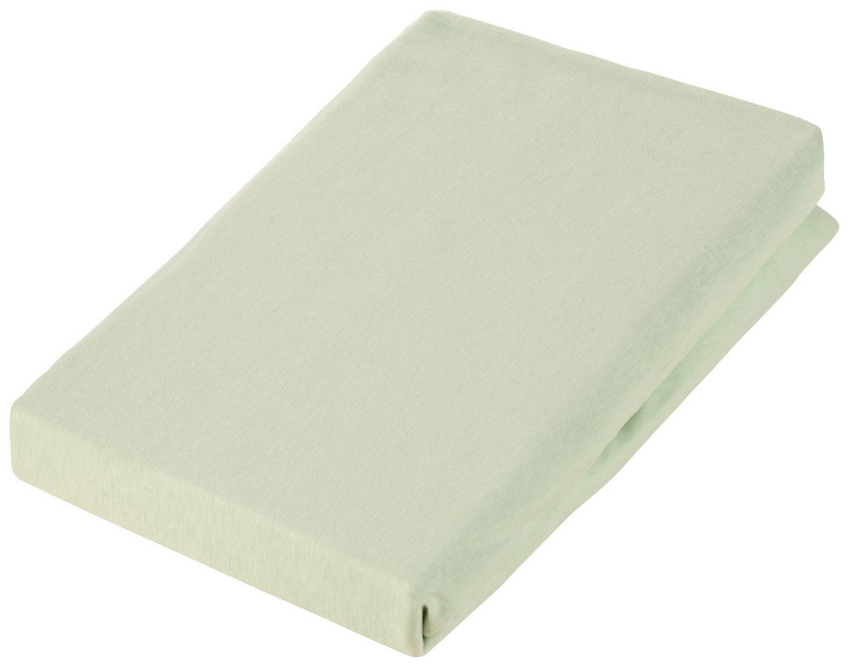 KINDERSPANNLEINTUCH 60-70/120-140 cm   - Mintgrün, Basics, Textil (60-70/120-140cm) - Avelia