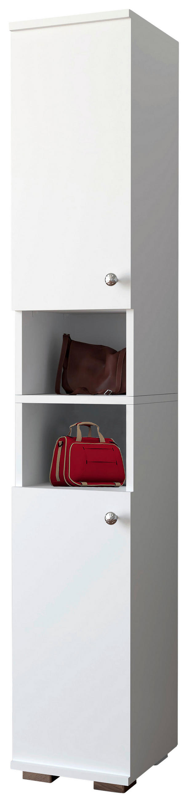 SCHUHSCHRANK  in 30/178/33 cm  - Anthrazit/Alufarben, MODERN, Holzwerkstoff/Kunststoff (30/178/33cm) - MID.YOU