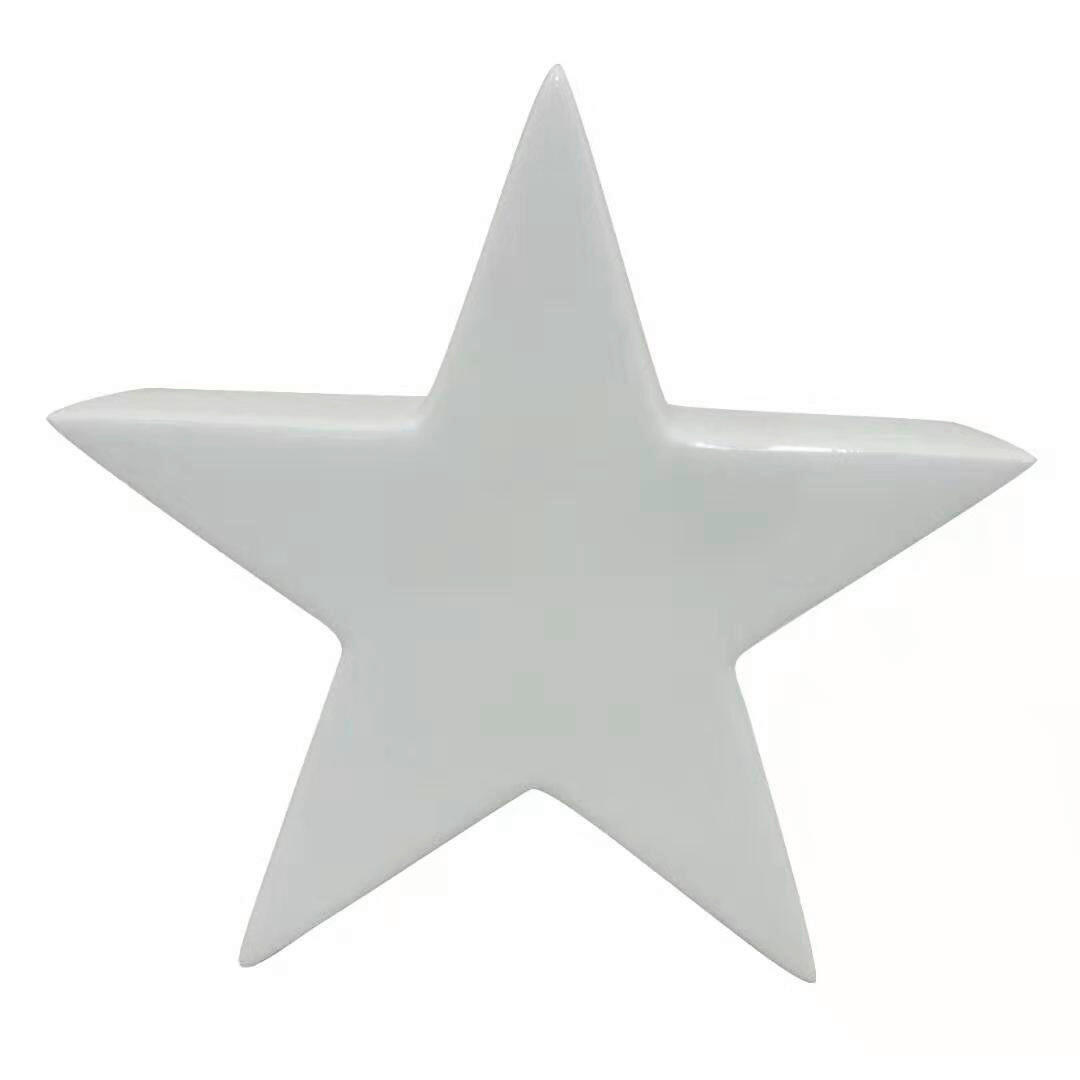 STEA DECORATIVĂ - alb, Lifestyle, ceramică (19,5/19/6,2cm) - X-Mas