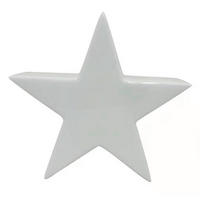 STEA DECORATIVĂ - alb, Lifestyle, ceramică (19,5/19/6,2cm) - X-Mas