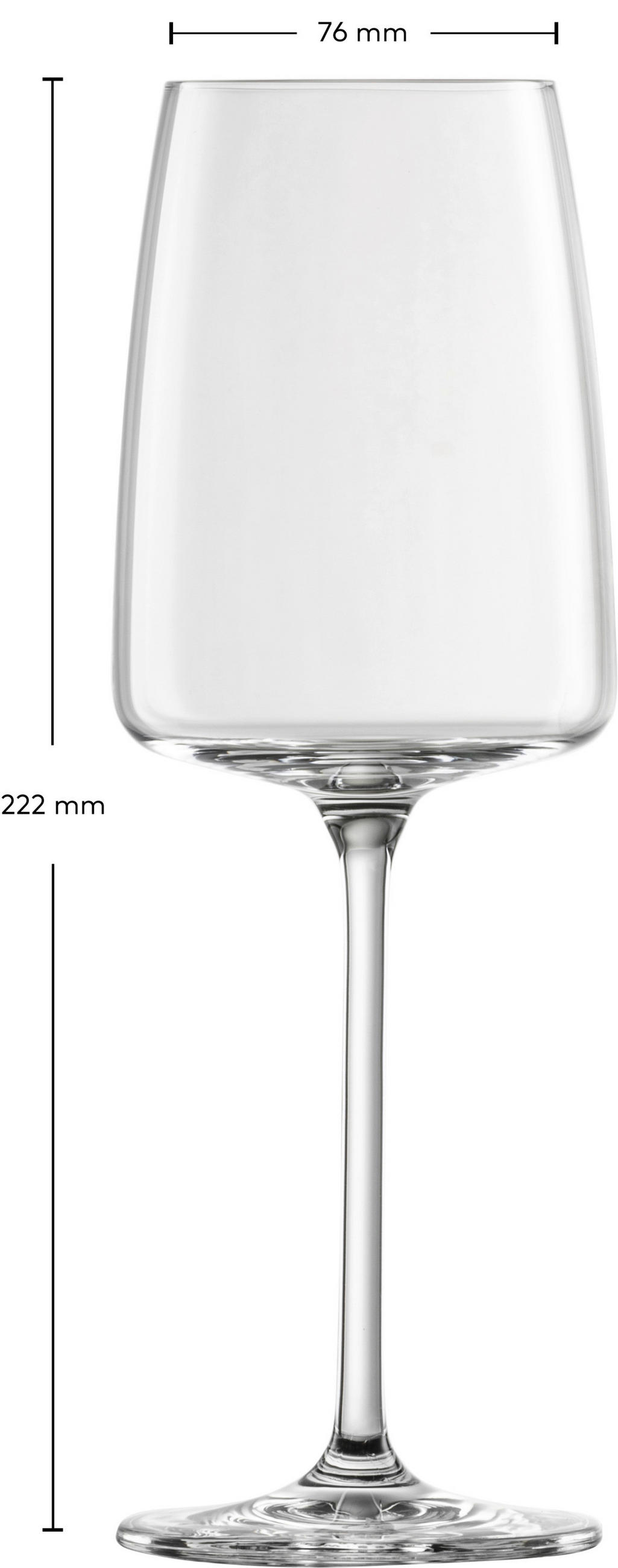 WEIßWEINGLAS Vivid Senses 363 ml  - Klar, Design, Glas (7,6/22,2cm) - Zwiesel Glas